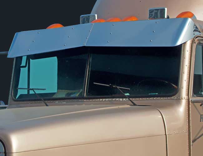 2 PC. 13"X9" BOWTIE VISOR - FOR FLD 120 WITH OEM FIBERGLASS VISORS