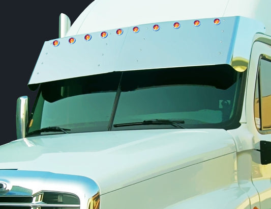 2 PC. 18" DROP VISOR W/10-2" LIGHT HOLES