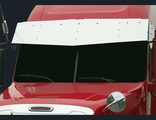 2 PC. 18"X20" V-STYLE VISOR W/10-2" LIGHT HOLES