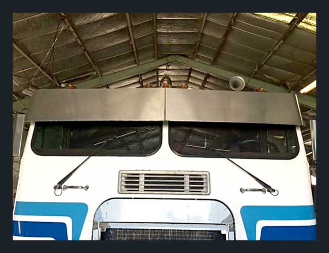 2 PC. 13" SLAMMED BLIND MOUNT DROP VISOR