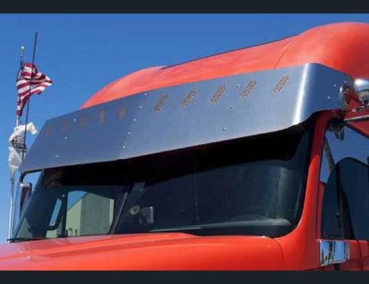 2 PC. 16"X18" V-STYLE VISOR W/10-2" LIGHT HOLES