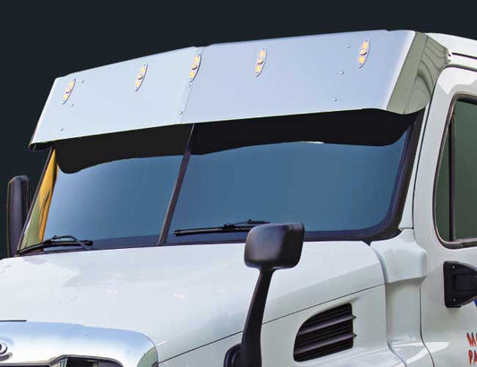 2 PC. 16" DROP VISOR W/5-OEM LIGHT HOLES