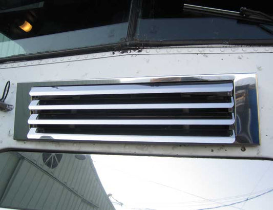 2 PC. HOOD VENT GRILL INSERT W/4 LOUVERS