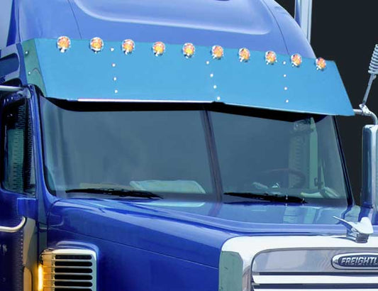 2 PC. 18" DROP VISOR W/10-2" LIGHT HOLES