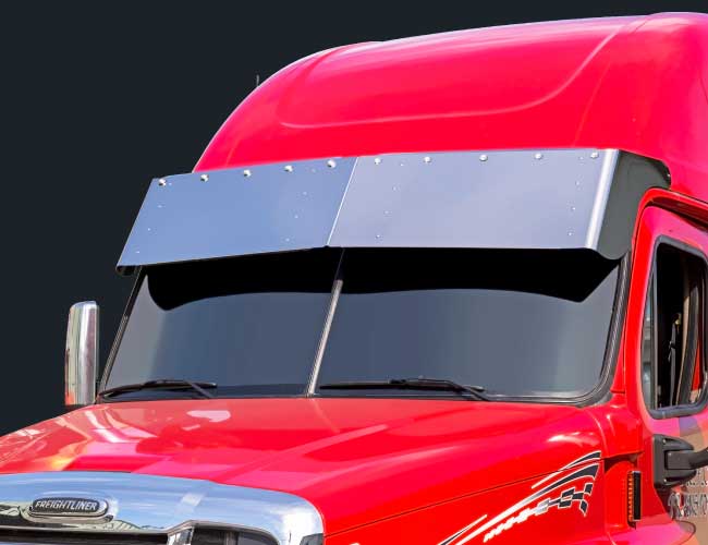 2 PC. 18" DROP VISOR W/10-3/4" LIGHT HOLES