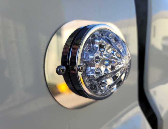 1 PC. TURN SIGNAL BRACKET W/WATERMELON LIGHT HOLE