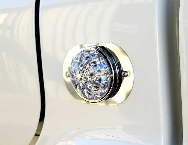1 PC. TURN SIGNAL BRACKET W/WATERMELON LIGHT HOLE