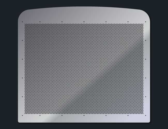 CLASSIC - 16 GAUGE 1/4" ROUND PUNCH GRILL MESH INSERT