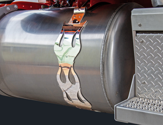 1 PC. 11 GAUGE - FLAME STYLE FUEL TANK STRAP