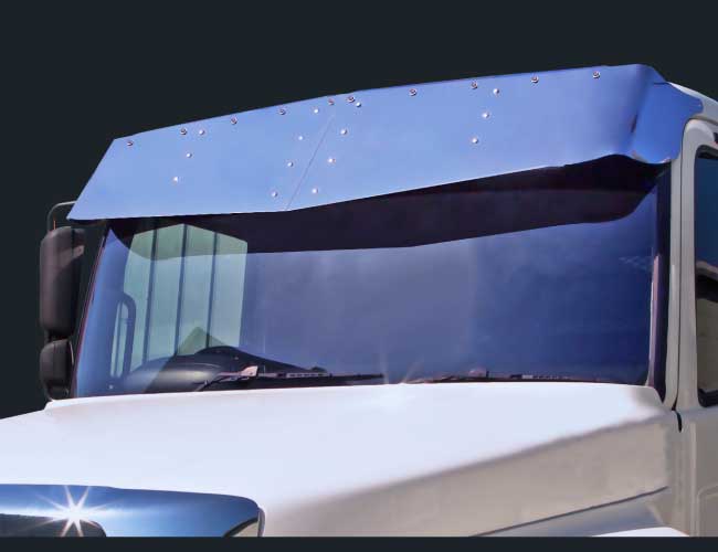 2 PC. 14"X16" V-STYLE VISOR W/10-3/4" LIGHT HOLES