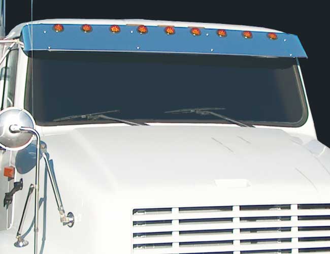 1 PC. 10" DROP VISOR W/9-2" LIGHT HOLES