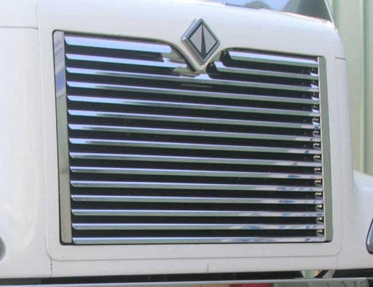 1 PC. HOOD GRILL W/15 LOUVERS