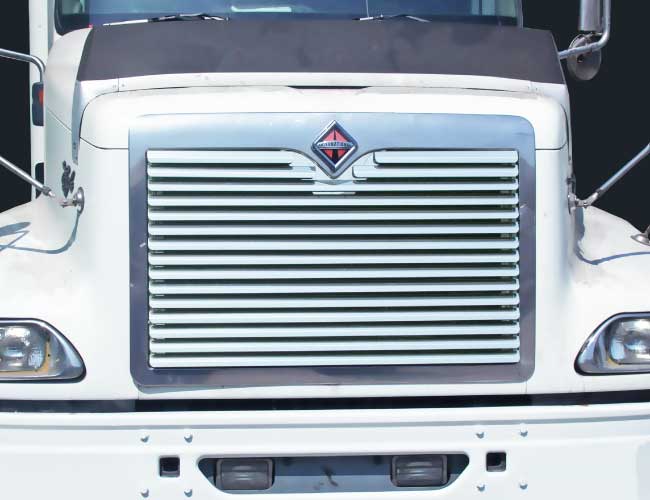 1 PC. HOOD GRILL W/15 LOUVERS