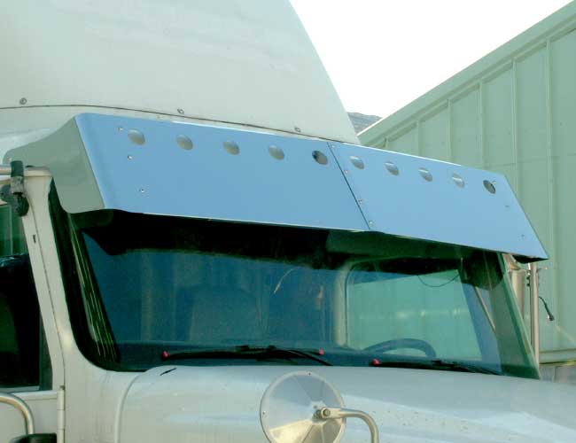 2 PC. 13" DROP VISOR W/10-2" LIGHT HOLES