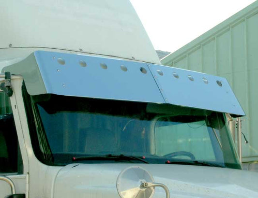 2 PC. 13" DROP VISOR W/10-2" LIGHT HOLES