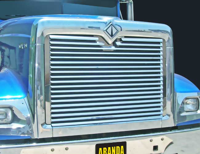 1 PC. HOOD GRILL W/19 LOUVERS