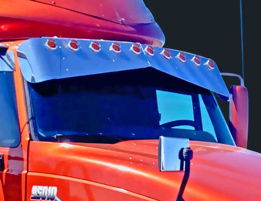 2 PC. 14-1/2"X10" BOWTIE VISOR W/10-2" LIGHT HOLES