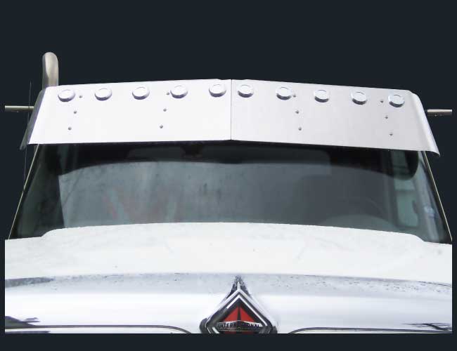 2 PC. 13" DROP VISOR W/10-2" LIGHT HOLES