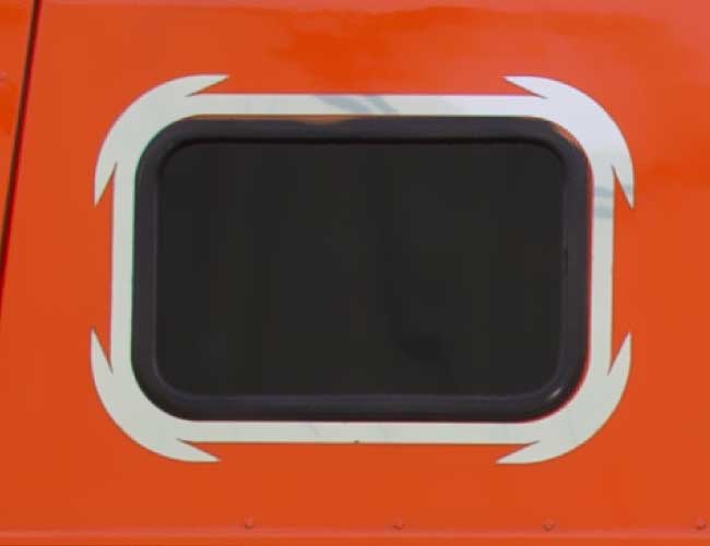 1 PR. 1-1/2" SPIKED SLEEPER WINDOW SURROUND