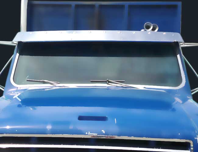 1 PC. 10" DROP VISOR W/9-3/4" LIGHT HOLES