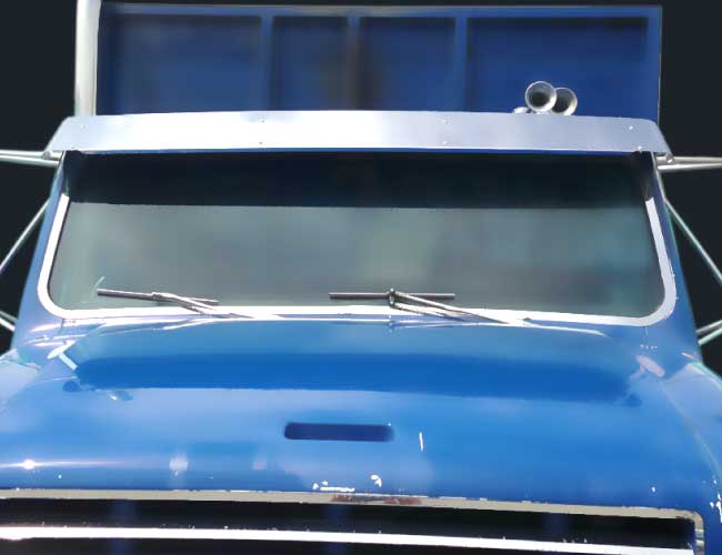 1 PC. 10" DROP VISOR - BLANK