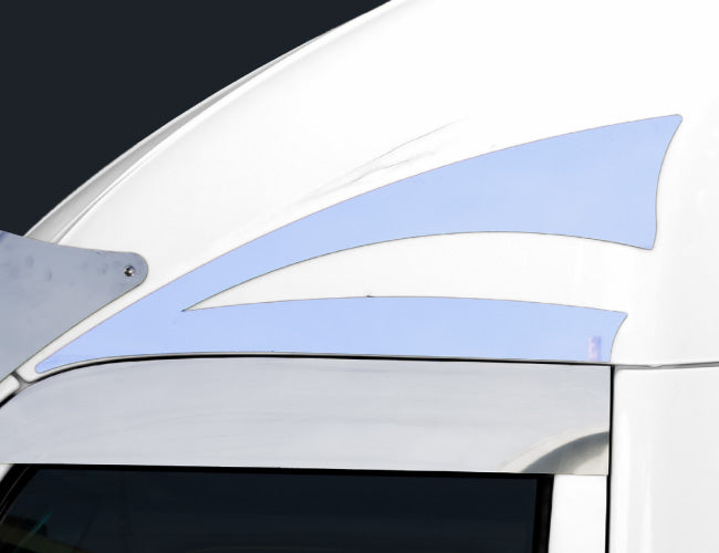 1 PR. CAB UPPER DOOR TRIMS W/CUTOUT (MID & HIGH-ROOF)