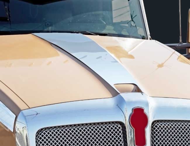 1 PC. CENTER HOOD TRIM