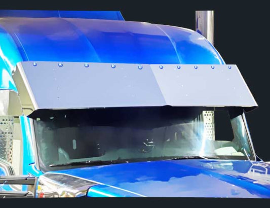 2 PC. 18"X16" DROP VISOR W/10-3/4" LIGHT HOLES