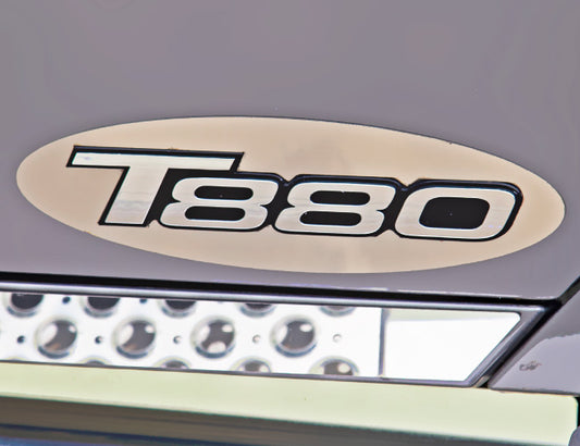 1 PR. T880 EMBLEM OVAL TRIM