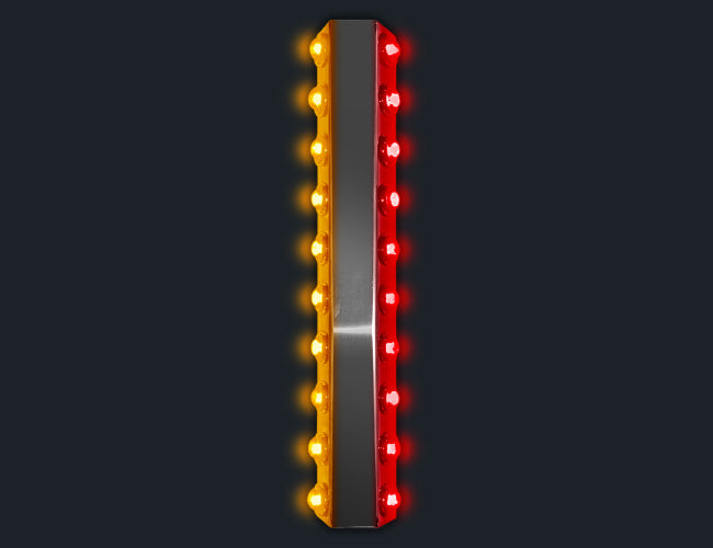 1 PR. 18-1/2" PLATINUM FILTER BAR W/10-3/4" LIGHT HOLES (PER SIDE)
