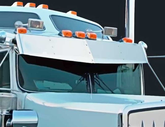 2 PC. 13"X15" V-STYLE VISOR