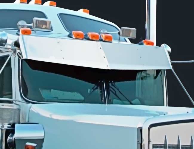 2 PC. 13"X15" V-STYLE VISOR