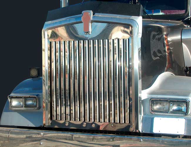 1 PC. HOOD GRILL W/15 VERTICAL BARS