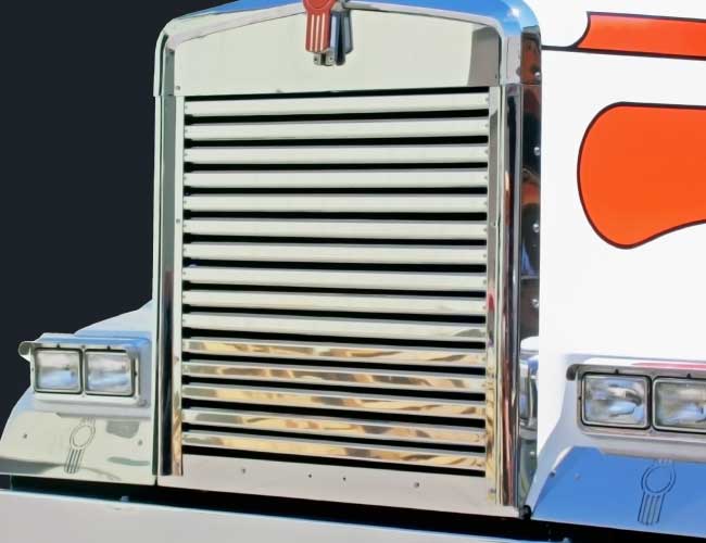 1 PC. HOOD GRILL W/15 HORIZONTAL BARS