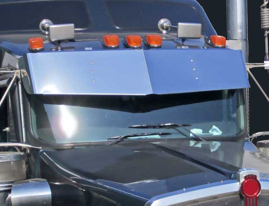 2 PC. 13"X15" V-STYLE VISOR - OEM BRACKET MOUNT