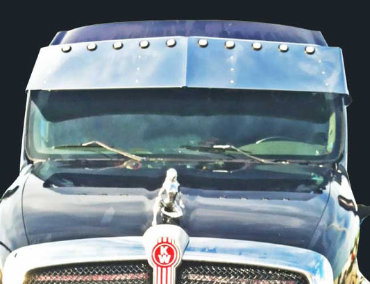 2 PC. 18" DROP VISOR W/10-2" LIGHT HOLES