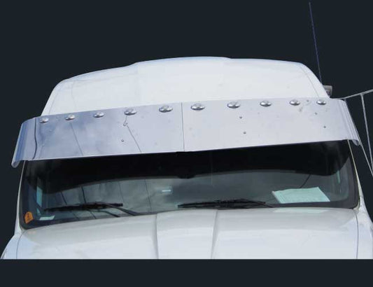 2 PC. 18"X20" V-STYLE VISOR W/10-2" LIGHT HOLES