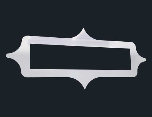 1 PR. HOOD EMBLEM SURROUND (MIRROR)
