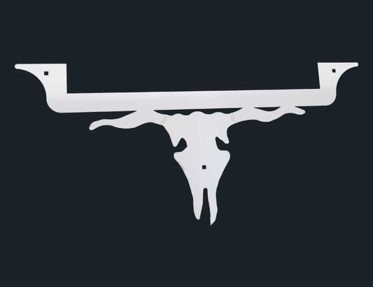 1 PR. HOOD EMBLEM SURROUND (COW SKULL)