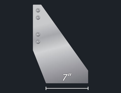 1 PR. W900 / W990 / T800 / T600 / T660 '08-'24 7" ALUMINUM REPLACEMENT STEP BRACKETS