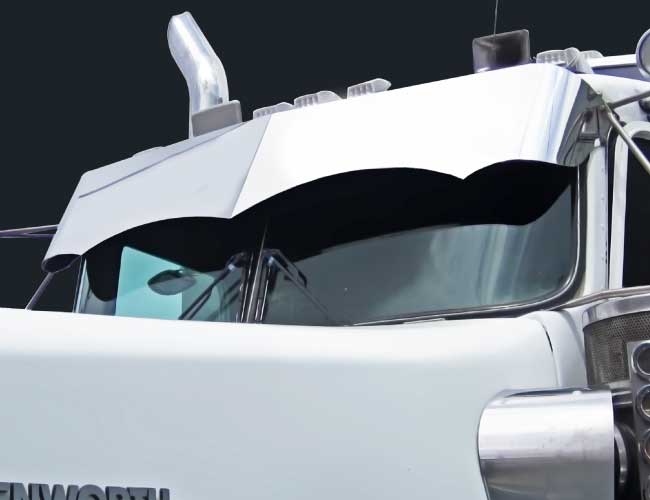 1 PC. 13"X15" SLAMMED BLIND MOUNT WIDOWS PEAK VISOR