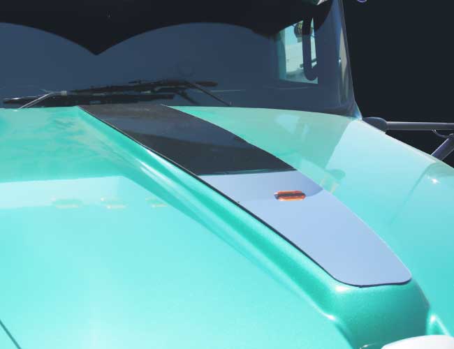 1 PC. 9" CENTER HOOD TRIM