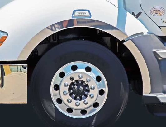 4 PCS. 3" FENDER WHEEL WELL TRIMS (TRUCKS W/FAIRINGS)