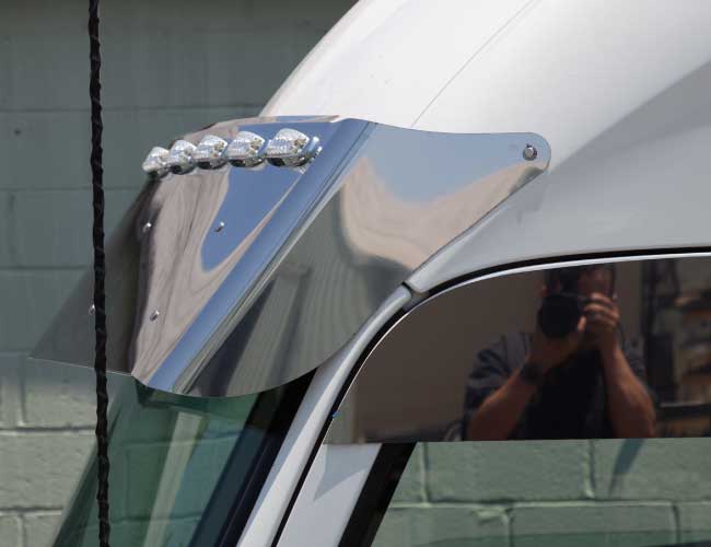 2 PC. 15" DROP VISOR W/10-3/4" LIGHT HOLES