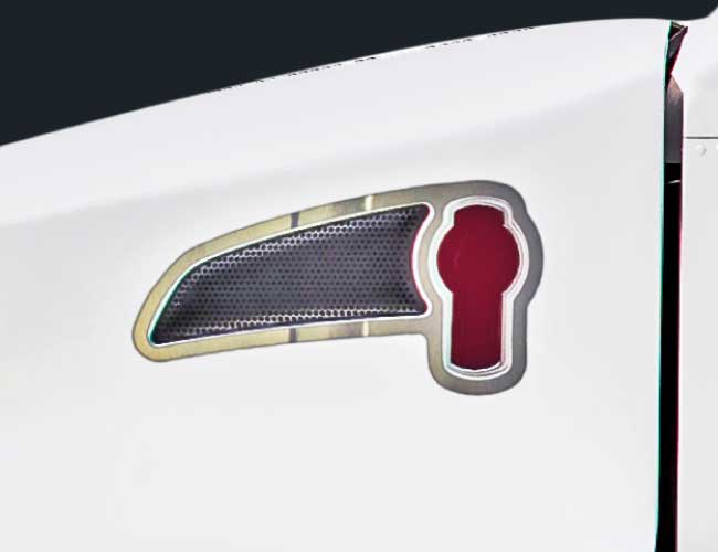 1 PR. HOOD EMBLEM & VENT SURROUND