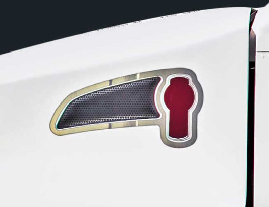 1 PR. HOOD EMBLEM & VENT SURROUND