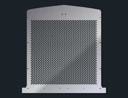 KW900L 16 GAUGE OVAL PUNCH GRILL MESH INSERT