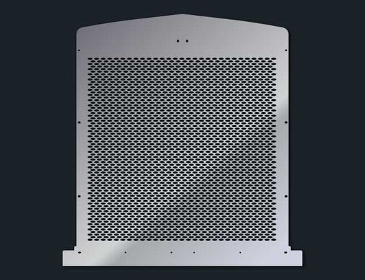 KW900L 14 GAUGE OVAL PUNCH GRILL MESH INSERT