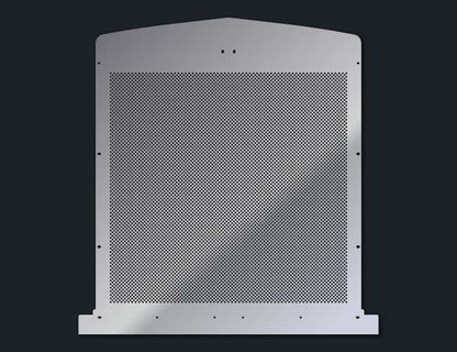 KW900L 16 GAUGE 1/4" ROUND PUNCH GRILL MESH INSERT