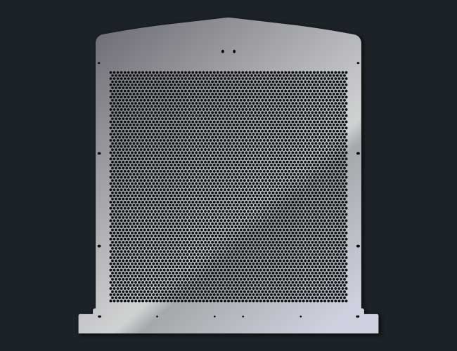 KW900L 16 GAUGE HEX PUNCH GRILL MESH INSERT